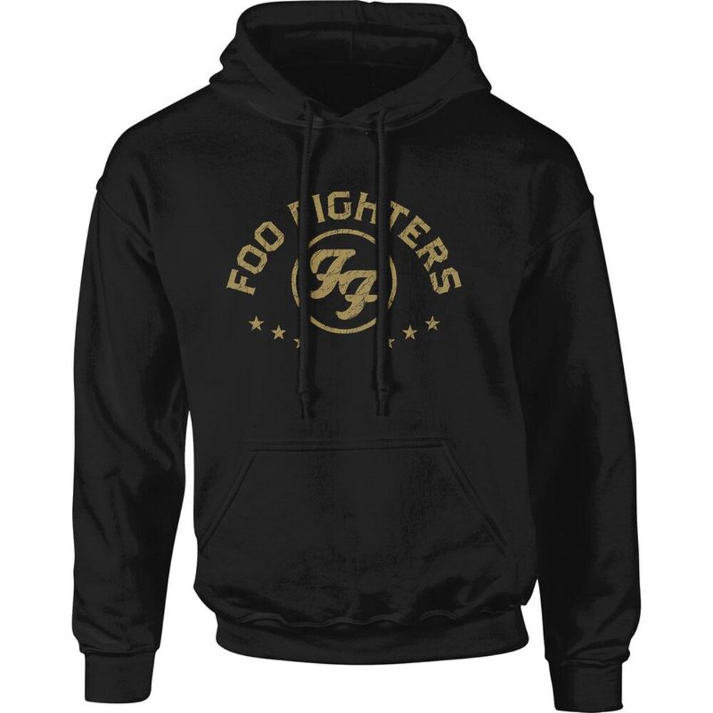 Foo Fighters Unisex Adult Arched Stars Hoodie / Black